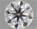 1.00 Carats, Round Diamond with Very Good Cut, D Color, SI2 Clarity and Certified by GIA