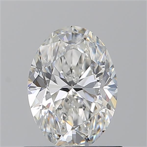 Picture of Natural Diamond 0.91 Carats, Oval with  Cut, F Color, SI1 Clarity and Certified by GIA