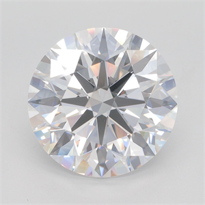 Picture of Lab Grown Diamond 7.21 Carats, Round with Ideal Cut, E Color, IF Clarity and Certified by IGI