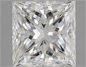 1.01 Carats, Princess Diamond with  Cut, H Color, VS2 Clarity and Certified by GIA