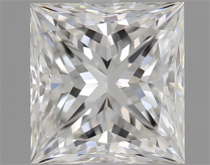 Picture of 1.01 Carats, Princess Diamond with  Cut, H Color, VS2 Clarity and Certified by GIA
