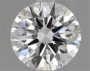 Picture of 0.59 Carats, Round Diamond with Excellent Cut, H Color, SI1 Clarity and Certified by GIA