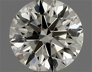 Picture of Natural Diamond 0.63 Carats, Round with Excellent Cut, L Color, IF Clarity and Certified by IGI