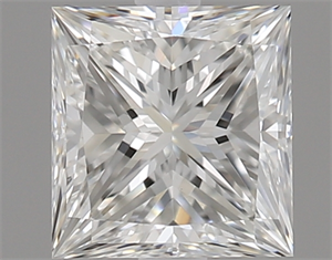 Picture of 0.50 Carats, Princess Diamond with  Cut, G Color, VVS2 Clarity and Certified by GIA