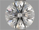 Natural Diamond 0.54 Carats, Round with Excellent Cut, I Color, VVS2 Clarity and Certified by GIA