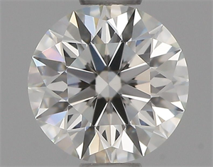 Picture of Natural Diamond 0.54 Carats, Round with Excellent Cut, I Color, VVS2 Clarity and Certified by GIA
