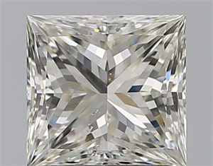 Picture of Natural Diamond 1.50 Carats, Princess with  Cut, J Color, SI1 Clarity and Certified by GIA