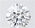 Lab Grown Diamond 1.46 Carats, Round with Ideal Cut, D Color, VVS2 Clarity and Certified by IGI