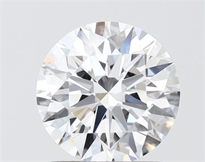 Picture of Lab Grown Diamond 1.46 Carats, Round with Ideal Cut, D Color, VVS2 Clarity and Certified by IGI