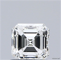 Natural Diamond 0.71 Carats, Asscher with  Cut, I Color, VS1 Clarity and Certified by GIA