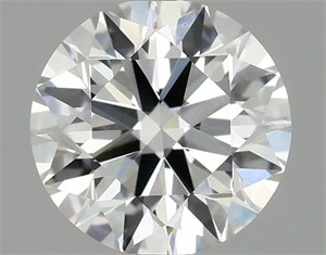 Picture of Lab Grown Diamond 1.01 Carats, Round with Ideal Cut, E Color, VVS2 Clarity and Certified by IGI