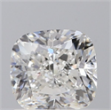 Natural Diamond 0.91 Carats, Cushion with  Cut, F Color, SI2 Clarity and Certified by GIA
