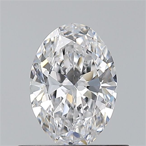 Picture of Natural Diamond 0.50 Carats, Oval with  Cut, D Color, VVS1 Clarity and Certified by GIA