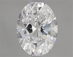 Picture of Natural Diamond 0.70 Carats, Oval with  Cut, D Color, SI2 Clarity and Certified by GIA