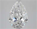 Diamante Natural 3.01 quilates, De pera , Color D, claridad IF y certificado GIA
