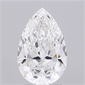 Natural Diamond 2.02 Carats, Pear with  Cut, E Color, VS2 Clarity and Certified by GIA