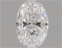 0.80 Carats, Oval Diamond with  Cut, D Color, VVS2 Clarity and Certified by GIA