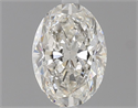 Natural Diamond 1.00 Carats, Oval with  Cut, G Color, SI1 Clarity and Certified by GIA