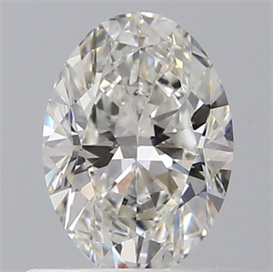 Picture of Natural Diamond 0.58 Carats, Oval with  Cut, H Color, VS2 Clarity and Certified by GIA