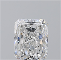 Natural Diamond 2.51 Carats, Radiant with  Cut, F Color, SI2 Clarity and Certified by GIA