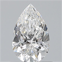 Natural Diamond 0.70 Carats, Pear with  Cut, F Color, VS2 Clarity and Certified by GIA