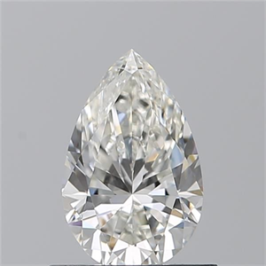 Picture of Natural Diamond 0.70 Carats, Pear with  Cut, H Color, VVS2 Clarity and Certified by GIA