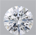 Natural Diamond 5.35 Carats, Round with Excellent Cut, D Color, FL Clarity and Certified by GIA