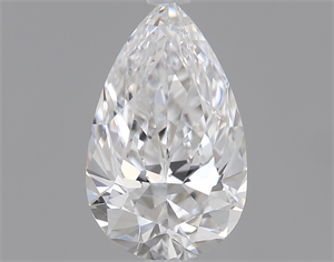 Picture of 0.51 Carats, Pear Diamond with  Cut, D Color, VVS1 Clarity and Certified by GIA