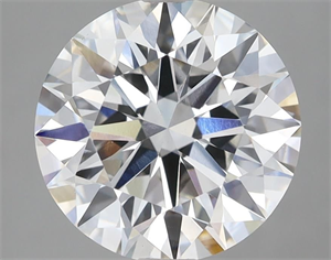 Picture of Lab Grown Diamond 3.54 Carats, Round with Ideal Cut, F Color, VS1 Clarity and Certified by IGI