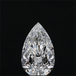 Picture of Natural Diamond 1.80 Carats, Pear with  Cut, E Color, IF Clarity and Certified by GIA