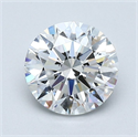Natural Diamond 1.21 Carats, Round with Excellent Cut, E Color, VVS1 Clarity and Certified by GIA