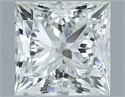 Diamante Natural 0.50 quilates, Princesa , Color I, claridad IF y certificado IGI