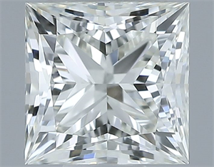 Foto Diamante Natural 0.50 quilates, Princesa , Color I, claridad IF y certificado IGI de