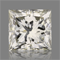 Natural Diamond 0.19 Carats, Princess with  Cut, L Color, SI2 Clarity and Certified by GIA