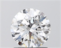 Lab Grown Diamond 1.22 Carats, Round with Ideal Cut, D Color, VVS2 Clarity and Certified by IGI