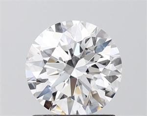 Picture of Lab Grown Diamond 1.22 Carats, Round with Ideal Cut, D Color, VVS2 Clarity and Certified by IGI