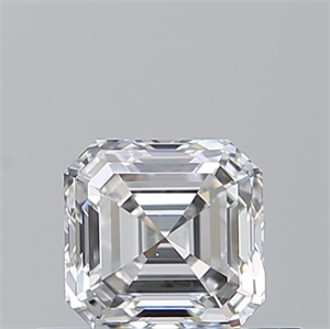 Picture of Natural Diamond 0.50 Carats, Asscher with  Cut, D Color, VS2 Clarity and Certified by GIA
