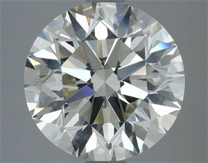 Picture of Natural Diamond 4.51 Carats, Round with Excellent Cut, K Color, VS2 Clarity and Certified by IGI