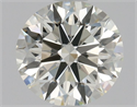 Natural Diamond 0.80 Carats, Round with Excellent Cut, L Color, VVS1 Clarity and Certified by GIA