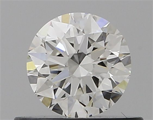 Picture of Natural Diamond 0.42 Carats, Round with Excellent Cut, F Color, VVS2 Clarity and Certified by GIA