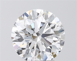 Picture of Lab Grown Diamond 3.03 Carats, Round with Ideal Cut, E Color, IF Clarity and Certified by IGI
