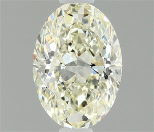 Picture of Natural Diamond 0.62 Carats, Oval with  Cut, K Color, SI1 Clarity and Certified by IGI