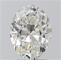 Natural Diamond 1.50 Carats, Oval with  Cut, I Color, SI2 Clarity and Certified by GIA