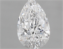 Diamante Natural 0.50 quilates, De pera , Color D, claridad VVS2 y certificado GIA