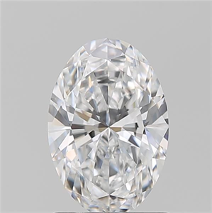 Picture of Natural Diamond 1.22 Carats, Oval with  Cut, D Color, VS1 Clarity and Certified by GIA