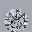 Natural Diamond 0.40 Carats, Round with Very Good Cut, F Color, VS2 Clarity and Certified by GIA