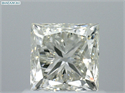 Natural Diamond 1.02 Carats, Princess with  Cut, J Color, IF Clarity and Certified by GIA