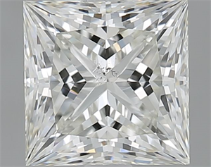 Picture of Natural Diamond 1.50 Carats, Princess with  Cut, J Color, SI1 Clarity and Certified by GIA