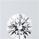 Lab Grown Diamond 1.54 Carats, Round with Ideal Cut, F Color, VVS2 Clarity and Certified by IGI