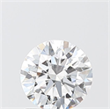 Lab Grown Diamond 1.02 Carats, Round with Ideal Cut, D Color, VVS2 Clarity and Certified by IGI